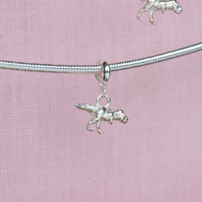 Tyrannosaurus Rex Silver Charm - MYLEE London