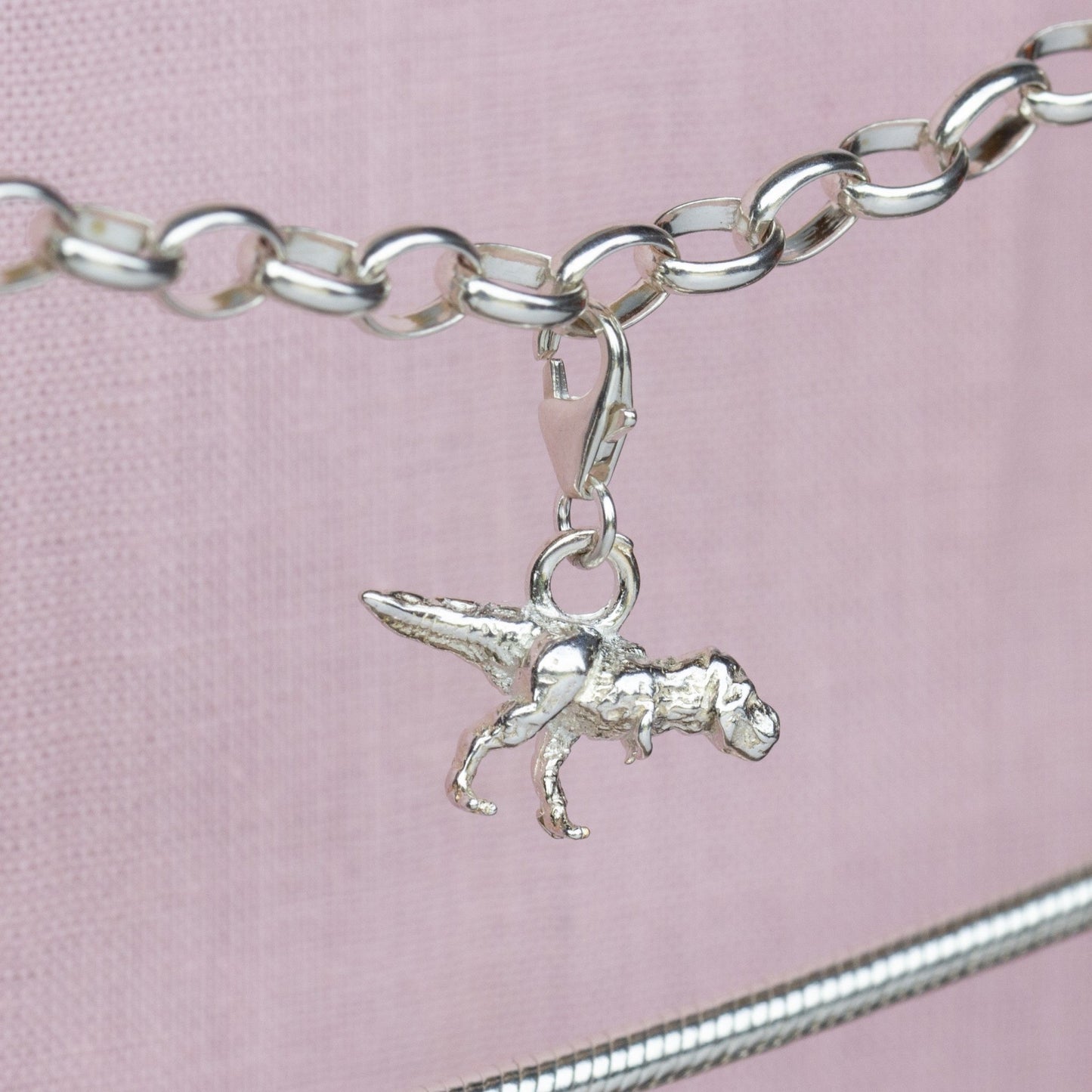 Tyrannosaurus Rex Silver Charm - MYLEE London
